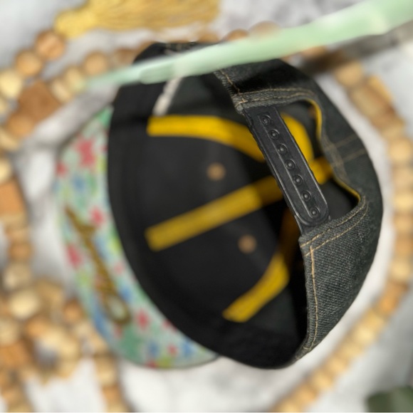 Chicago Bulls BMO Melonwear Dark Blue Denim Snapback Hat Cap - Picture 3 of 3